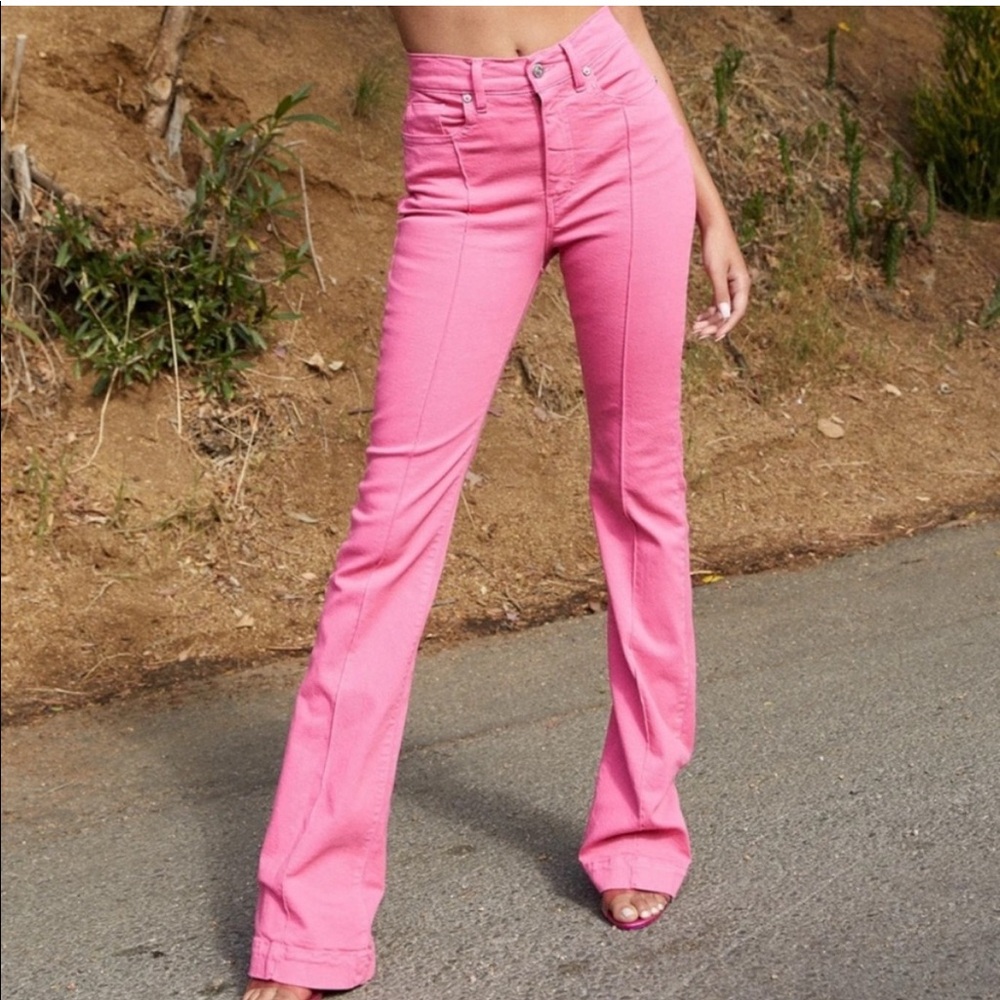 Revice denim hot pink jeans